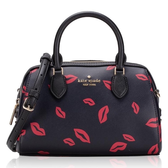 KATE SPADE MADISON LIP TOSS DUFFLE CROSSBODY KF491 NWT - Picture 1 of 6